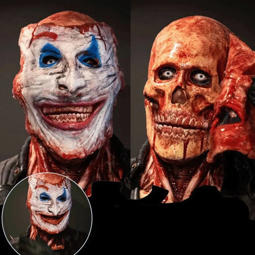 DEUX VISAGES masque effrayant HALLOWEEN
