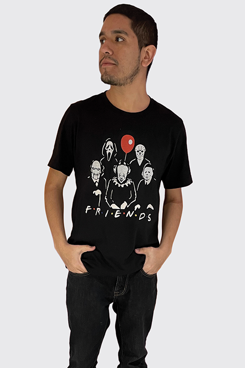 T-Shirt FRIENDS films d'horreur