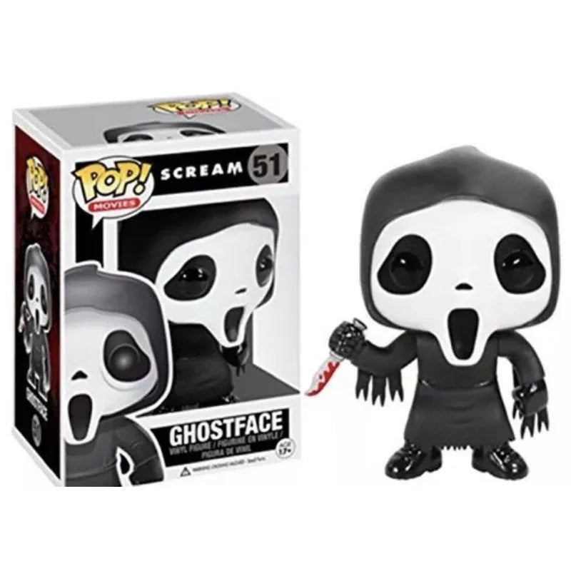 2026 FunKo Pop! New Scream GhostFace #51 Blood Ghost Face #1607 Action Collection Model for Birthday Gift Toys