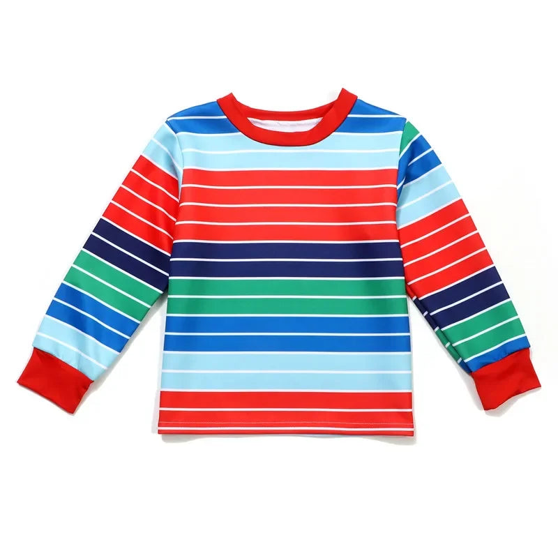 3-12Y Chucky Costume Halloween Horror Outfit Printed Letter Overalls Child Cosplay Dress Up Give The Gift of Scar Stickers