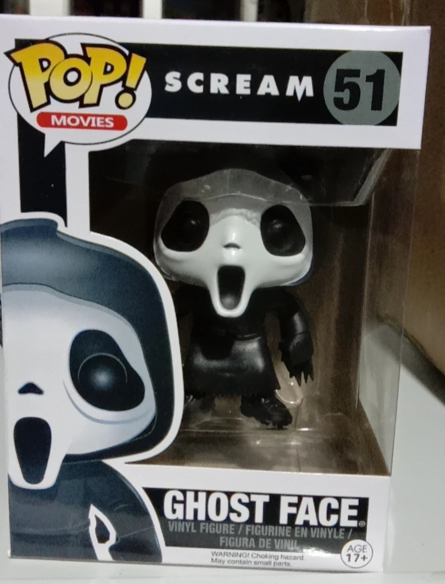 2026 FunKo Pop! New Scream GhostFace #51 Blood Ghost Face #1607 Action Collection Model for Birthday Gift Toys
