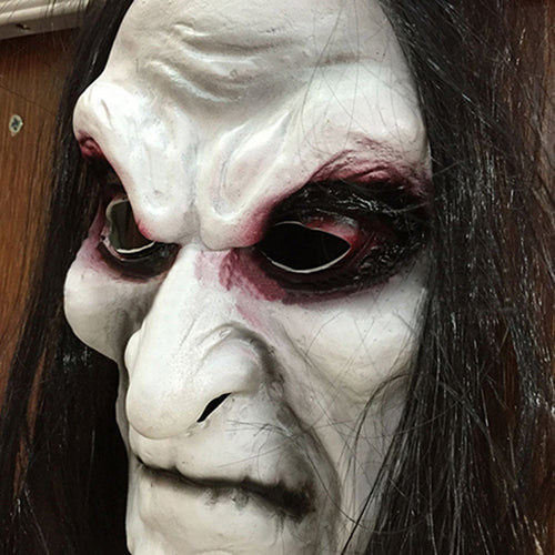 Masque d'Halloween Zombie / Fantôme aux cheveux longs