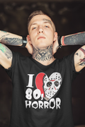 T-SHIRT fan I Love 80's Horror