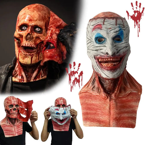 DEUX VISAGES masque effrayant HALLOWEEN